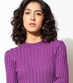 Online Fashion Store for Women - Elegant women’s purple sweater